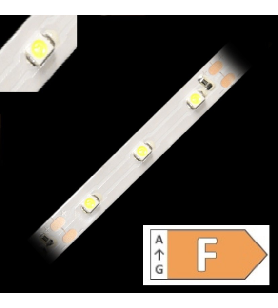 Taśma LED TL-3528CW60-12205 biała zimna zwykła 12V IP20 5m/r  8PCBD 01-021