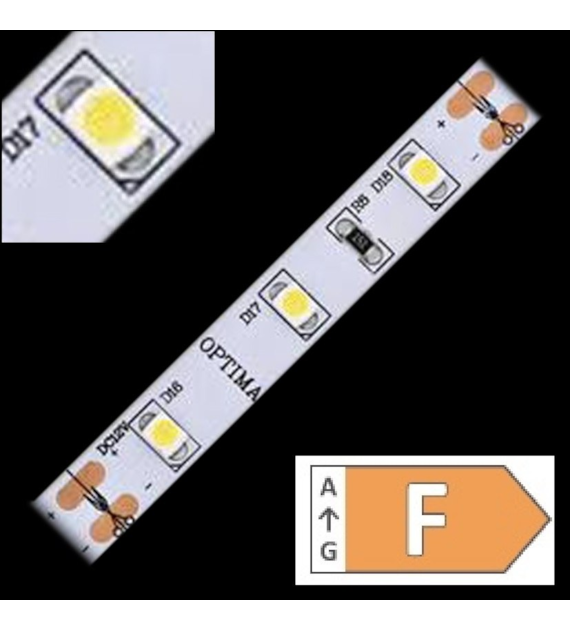 Taśma LED TL-PROF-3528NW60-50 profesjonalna biała neutralna zwykła 12V 4,8W CRI>80 IP20 50m/r  8PCBS 3lata gwarancji