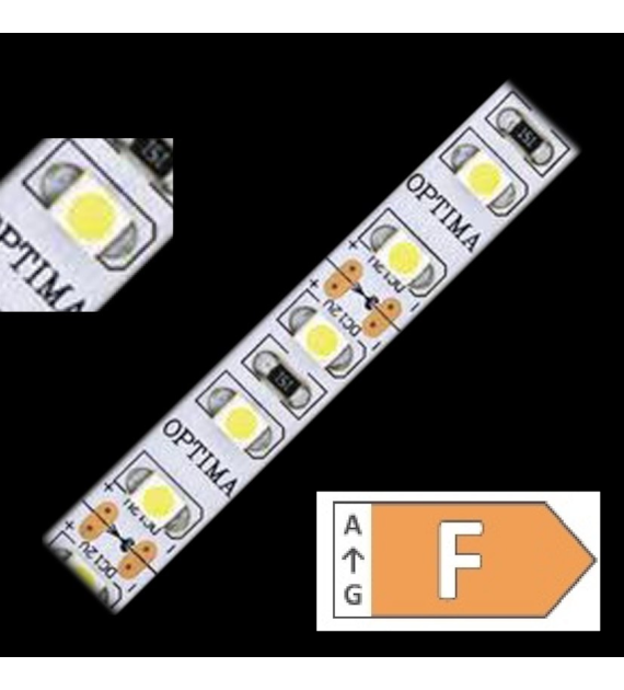 Taśma LED TL-PROF-3528CW120-50 profesjonalna biała zimna zwykła 12V 9,6W CRI>80 IP20 50m/r  8PCBS 3lata gwarancji