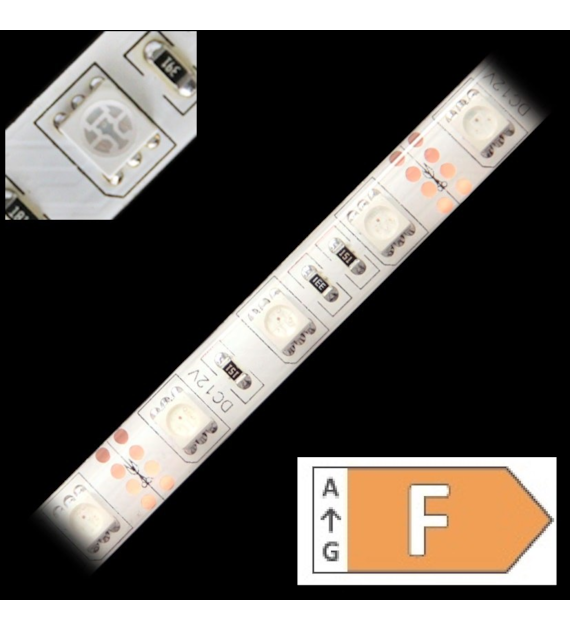 Taśma LED TL-5050RGB60-126505 wielokolorowa w żelu 12V IP65 5m/r  10PCBD