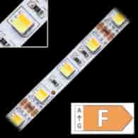 Taśma LED TL-5025CCT60-122005 multiwhite (CCT-biała zimna/neutralna/ciepła 3w1), zwykła 12V 14,4W/m  IP20 5m/r  10PCBD (B-WW, G-CW, W-+)