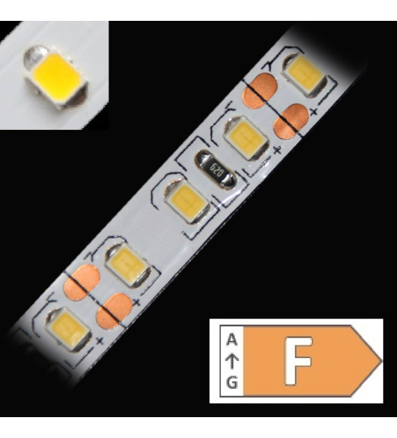 Taśma LED TL-2835WW120-122005 PREM biała ciepła zwykła 12V IP20 5m/r  8PCBD 01-115