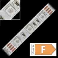 Taśma LED TL-5050RGB60-122050 wielokolorowa zwykła 12V14,4W/m  IP20 50m/r  10PCBD