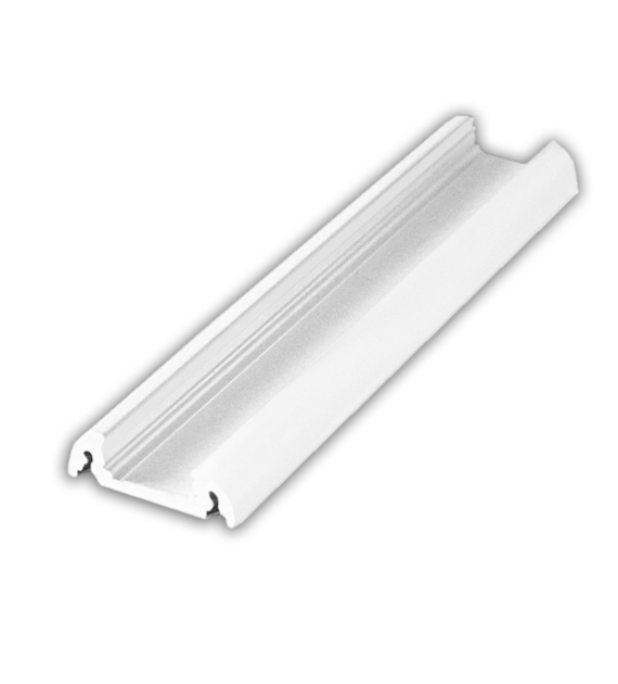 Profil do LED alu PLA-PO5-200-BI półokrągły biały lakierowany 200cm