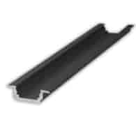 Profil do LED alu PLA-WP5-200-CZ wpuszczany czarny anodowany 201cm
