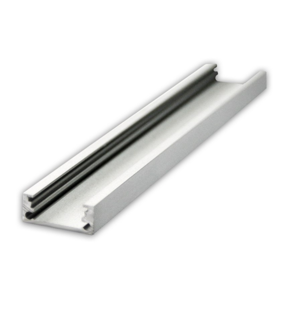 Profil do LED alu PLA-NA7-200-AA-CH nawierzchniowy, aluminium anodowane 200cm