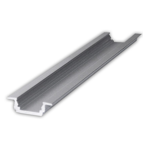 Profil do LED alu PLA-WP5-300-SUR wpuszczany aluminium surowe 300cm
