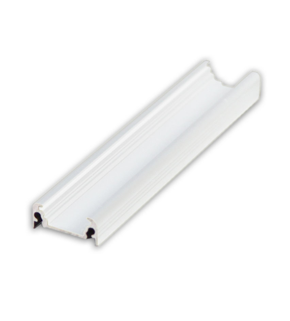 Profil do LED alu PLA-NA1-300-BI biały lakierowany,  nawierzchniowy, 300cm