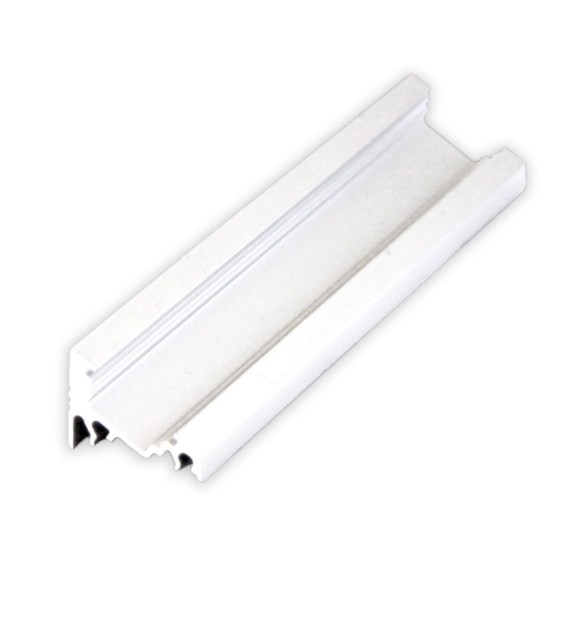 Profil do LED alu PLA-K1-300-BI biały lakierowany, kątowy  300cm