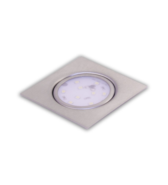 Oprawa LED OLK-1-WW-SN HERMES 2W 12VDC biała ciepła/szlif/200/WJSTM/pudełko