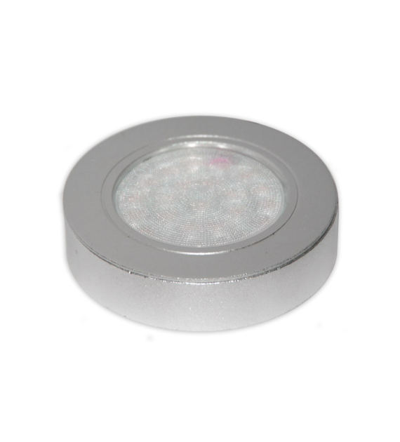 Oprawa LED OLO-5D-CW-AL REJA-D 2W z dystansem 12VDC biała zimna/alu/200/WJSTM/pudełko 04-041