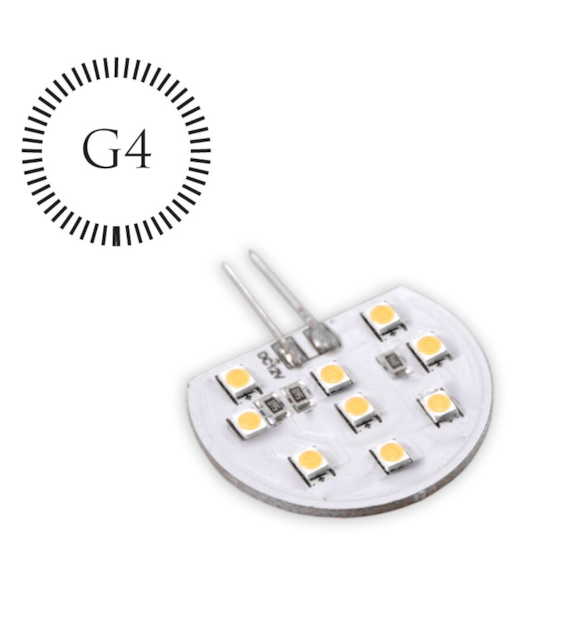 Wkładka LED WKŁ-G4-WW-1,8W 12VDC, biała ciepła, SMD 9X2835