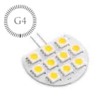 Wkładka LED WKŁ-G4-CW-2W 12VDC, biała zimna, SMD 9X5050