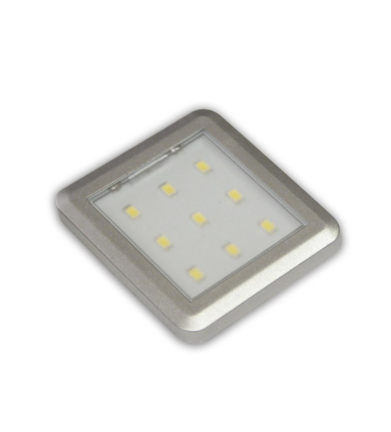 Oprawa LED OLK-4-NW-AL ZEUS 2,5W 12VDC biała neutralna/alu/200/WJSTM/pudełko 04-100