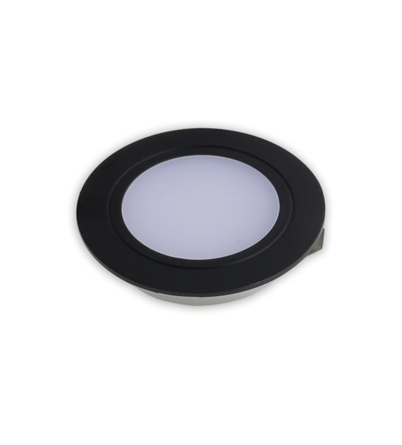 Oprawa LED OLO-5-WW-CZ REJA 2W 12VDC biała ciepła/czarna/200/WJSTM/pudełko