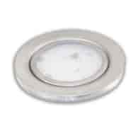 Oprawa LED OLO-1D-CW-SN HERA-D 2W z dystansem 12VDC 2W biała zimna/szlif/200/WJSTM/pudełko 04-190