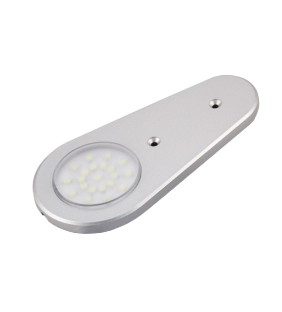 Lampa LED OL-WDP-CW-AL-1,5W-SIGMA z wyłącznikiem 1,5W 12V biała zimna/alu