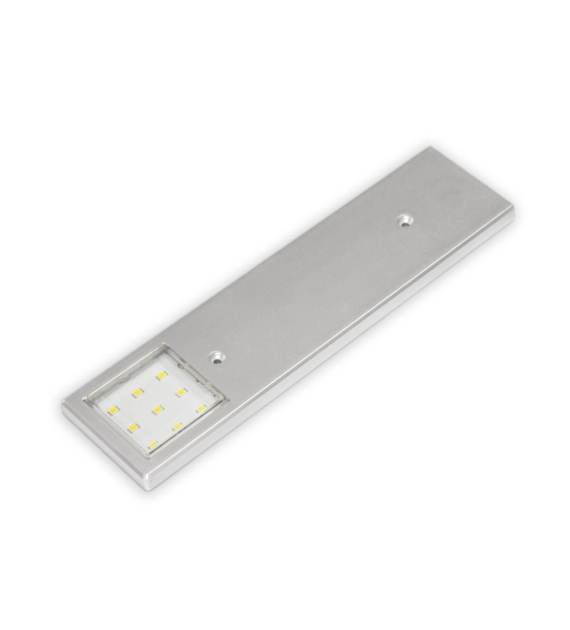 Lampa LED LPL-2-NW-AL NOTOS podszafkowa 12VDC, 2,5W, biała neutralna/alu/200/WJSTM