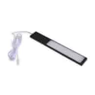 Lampa LED LPL-6-NW-CZ TEMIS podszafkowa 12VDC, 4W, biała neutralna/czarna szczotkowana/200/WJSTM-B