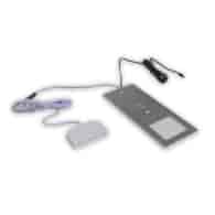 Lampa LED LPLW-3-NW-SZ KROS-W-SZ  z wyłącznikiem 12VDC, 5W biała neutralna/szlif/P-WJSTM-CZ-200 /P-GJSTM-15-CZ z osobnym rozdzielaczem ROZ-6xJSTM-BI z P-WJSTM-185-CZ + naklejka.wkręty, pudełko