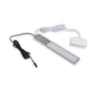 Lampa LED LPLW-6-NW-AL-ROZ TEMIS-W wyłcz. podszafkowa z wyłącznikiem 12VDC, 4W, biała neutralna/alu szczotkowane/200/WJSTM-B/ROZ6xBI/naklejka