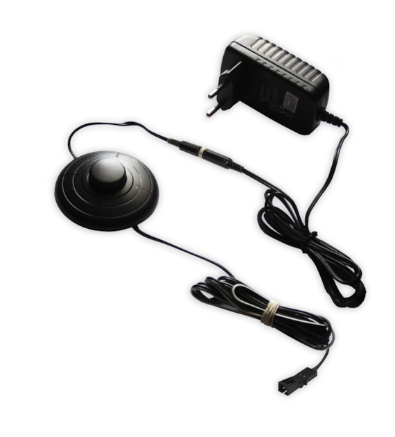 Zasilacz wtyczkowy ZNW-18-WN-GJSTM 18W 12VDC 1,5A  z  wyłącznikiem nożnym i gniazdem JSTM (miniAMP) 07-079