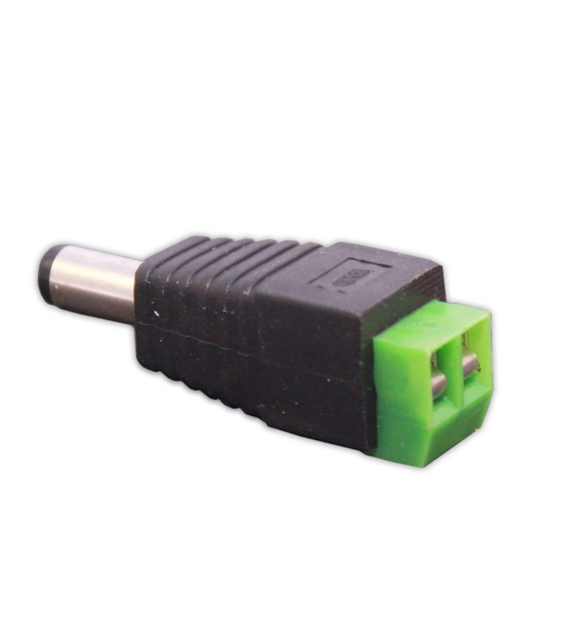Wtyk WDC-ŚR-5,5/2,1 z zaciskami śrubowymi 08-002