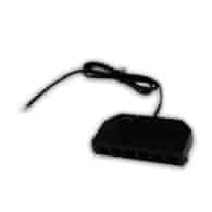 Rozdzielacz ROZ-JSTM6xPŁ-P-15 płaski z przewodem 15cm, czarny