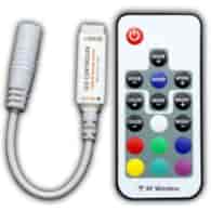 Sterownik RGB ST-RF3-17K RF (radiowy), 12VDC 72W 3x4A, 17 przycisków, pudełko