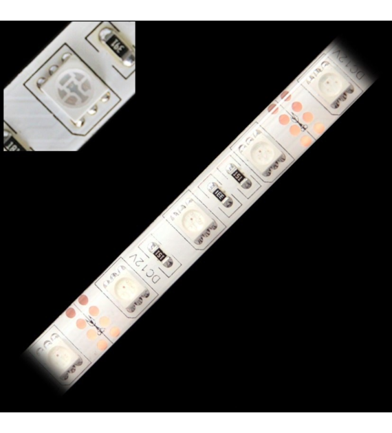 Taśma LED TL-5050RGB60-126505 wielokolorowa w żelu 12V IP65 5m/r  10PCBD