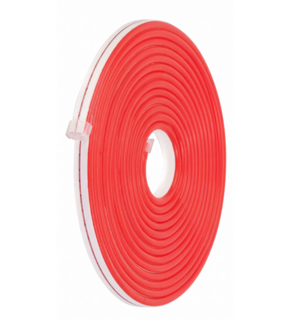 Neon LED NE-R-0612  czerwony  120led/m zwykła 12V 9,6W/m  R-2,5cm 01-283