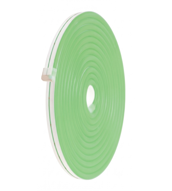 Neon LED NE-G-0612  zielony  120led/m zwykła 12V 9,6W/m  R-2,5cm 01-320