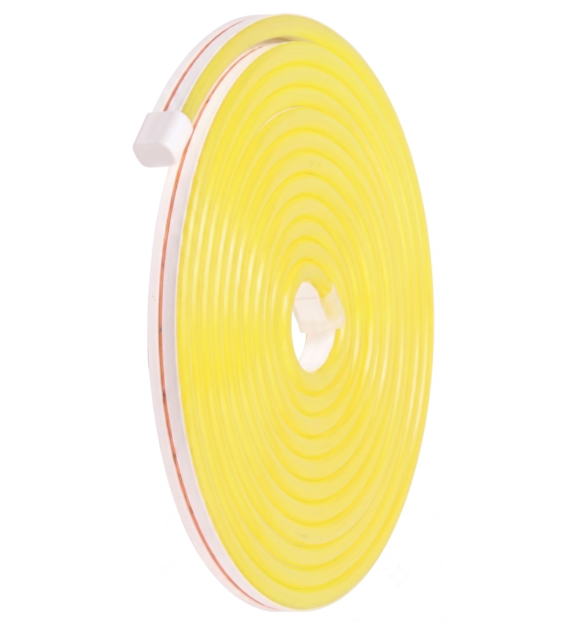 Neon LED NE-Y-0612  żółty 120led/m zwykła 12V 9,6W/m  R-2,5cm 01-322