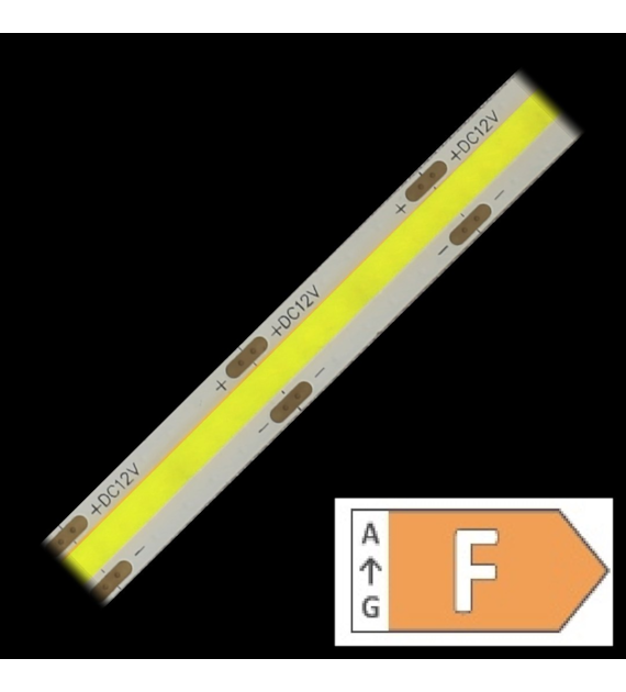 Taśma LED TL-COB-CW-480-ID R5m biała zimna zwykła 12V 10W/m IP20 5m/r  8PCBD