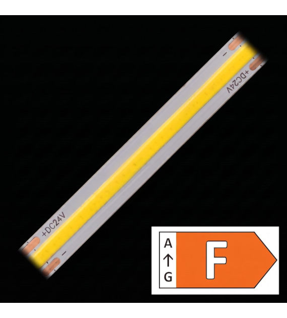 Taśma LED TL24V-COB-NW-320 R50m biała neutralna zwykła 24V 5W/m IP20 50m/r  8PCBD