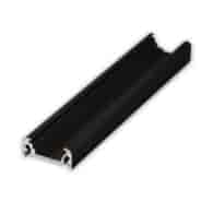 Profil do LED alu PLA-NA1-300-CZ nawierzchniowy, czarny anodowane 300cm 02-255