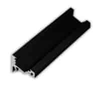 Profil do LED alu PLA-K1-200-CZ czarny anodowany, kątowy 200cm 02-633