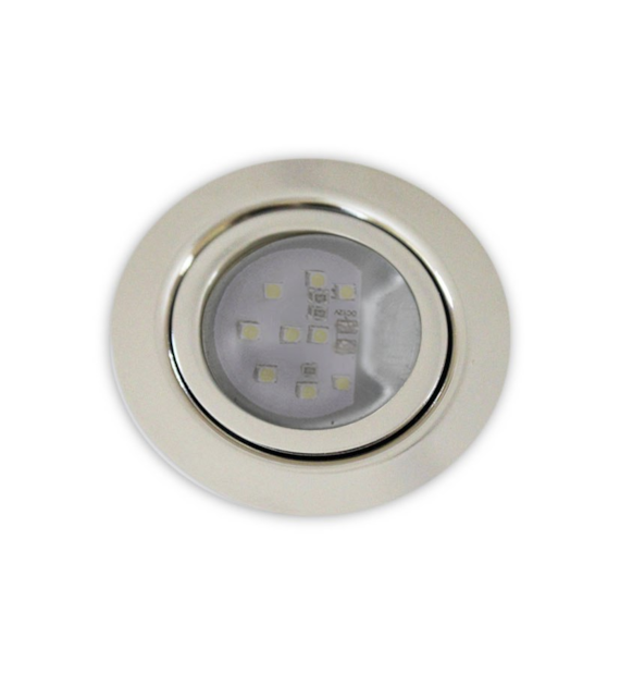 Oprawa LED OL-21-WW-CH 1,8W 12VDC biała ciepła/chrom/15/pudełko