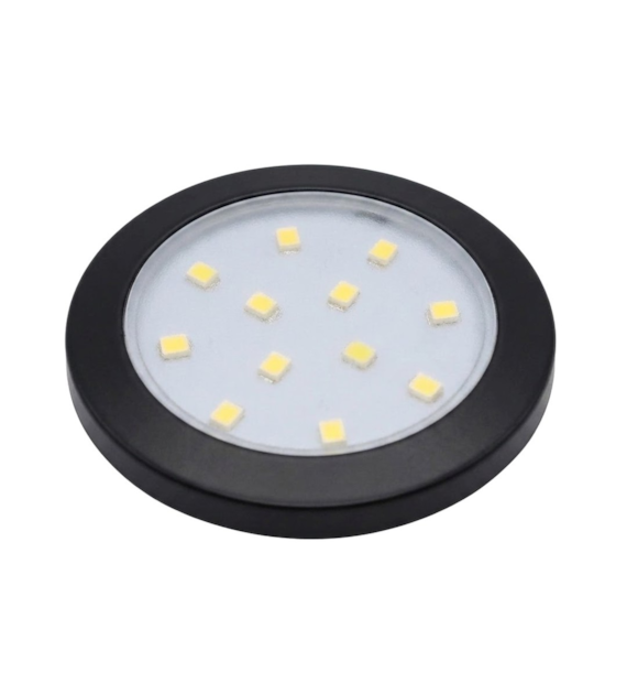 Oprawa LED OLO-4-NW-CZ ERIS 3W 12VDC biała neutralna /czarna/200/WJSTM/pudełko 04-209