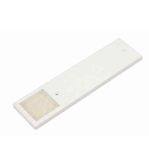 Lampa LED LPL-2-CW-BI NOTOS podszafkowa 12VDC, 2,5W, biała zimna/biała/200/WJSTM