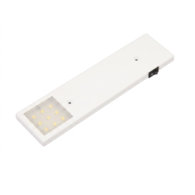 Lampa LED LPLW-2-NW-BI NOTOS-W podszafkowa z wyłącznikiem 12VDC, 2,5W, biała neutralna/biały/200/WJSTM