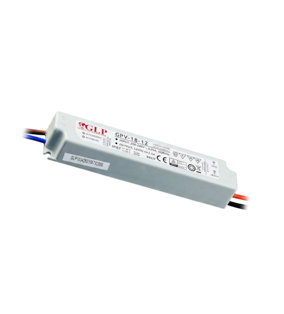 Zasilacz wodoodporny  ZN-GPV-18-12 18W 12VDC 1,5A IP67 3lata gwarancji 07-020