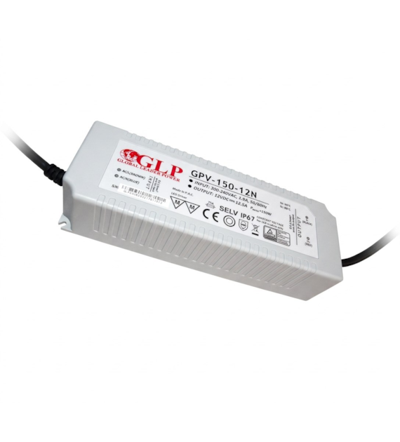 Zasilacz wodoodporny  ZN-GPV-150-12 150W 12VDC 12,5A IP67 3lata gwarancji 07-027