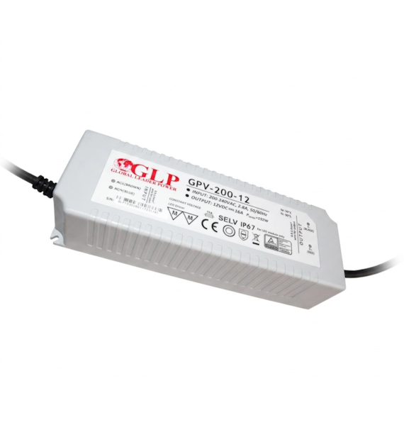 Zasilacz wodoodporny  ZN-GPV-200-12 192W 12VDC 16A IP67 3lata gwarancji 07-028
