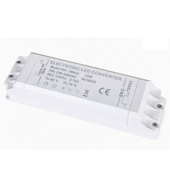 Zasilacz driver ZNDR-33 33W 12VDC 2,5A 96030 07-056