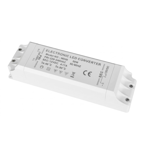 Zasilacz driver ZNDR-50 50W 12VDC 4,15A 96050 07-057