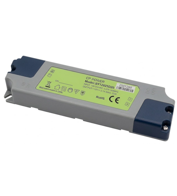 Zasilacz LED driver  ZN-CP-25-12-2,1 25W 12VDC 2,1A 07-227