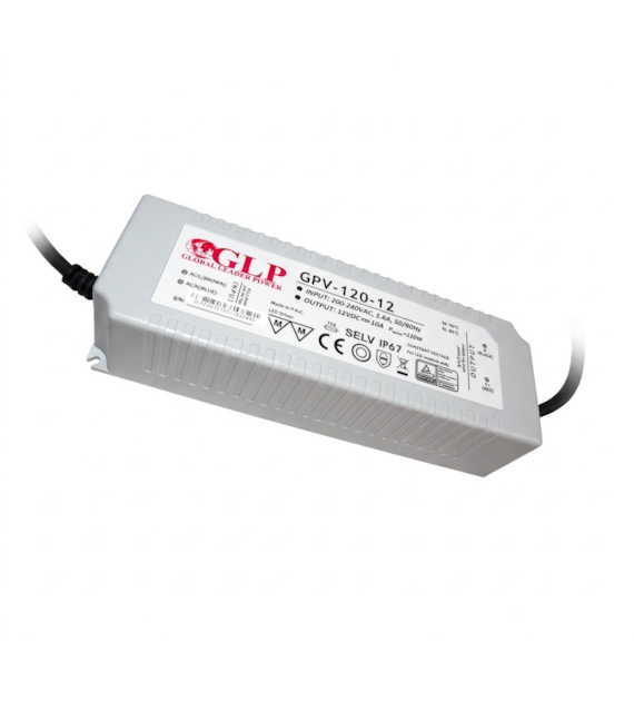 Zasilacz wodoodporny  ZN-GPV-120-12 120W 12VDC 10A IP67 3lata gwarancji 07-258