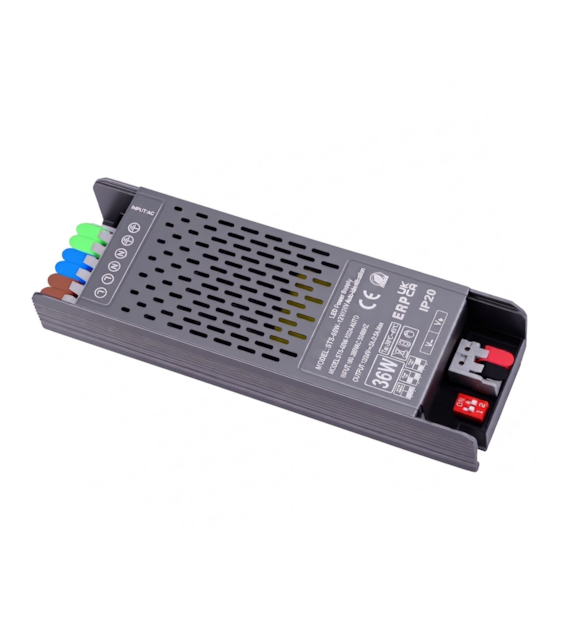 Zasilacz napięciowy ultra  ZN-KZU-A-36 AUTO 36W 12/24VDC 3/1,5A, szary, szybkozłącze 145x50x29