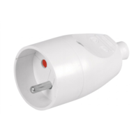 Gniazdo GN-171-S6-BI białe  230VAC gniazdo na przewód 230VAC 16A 2P+Z